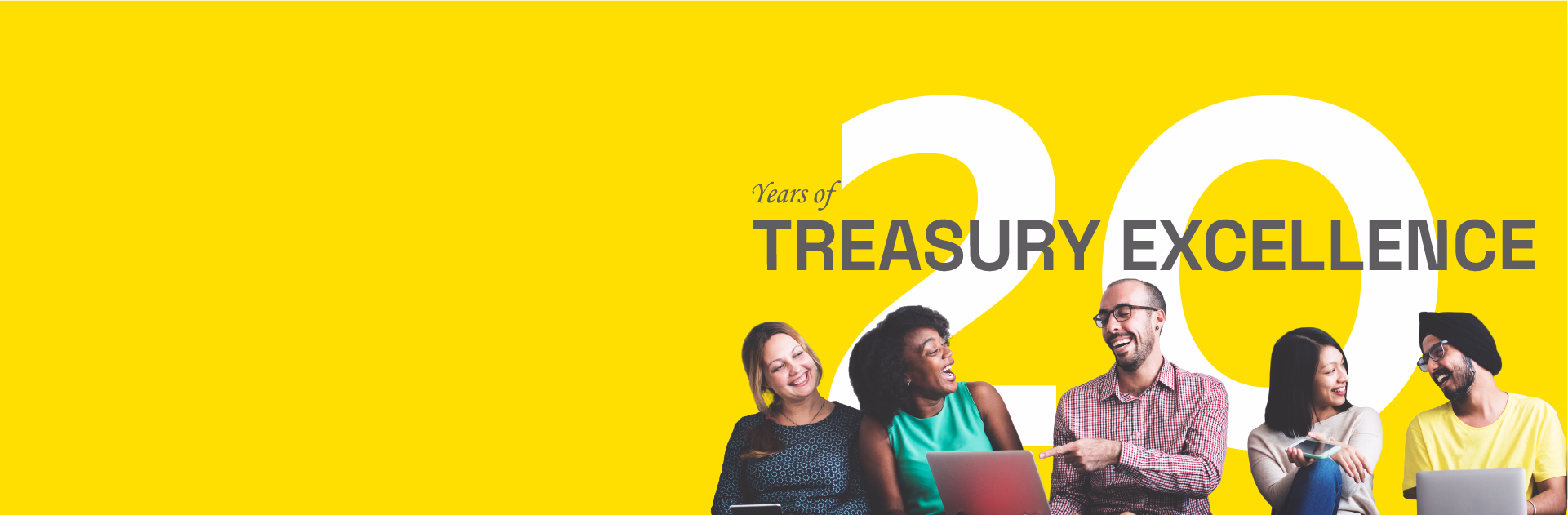 IBSFINtech team celebrating 20 years of treasury excellence
